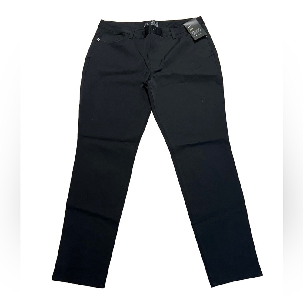 Nike Golf Dri-Fit Slim Fit Pant Black, Size 14